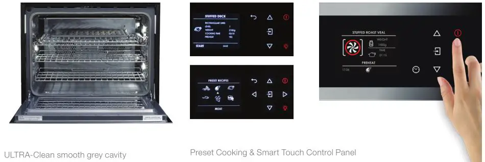 Ilve Built-in Pyrolytic Oven 76cm User Guide
