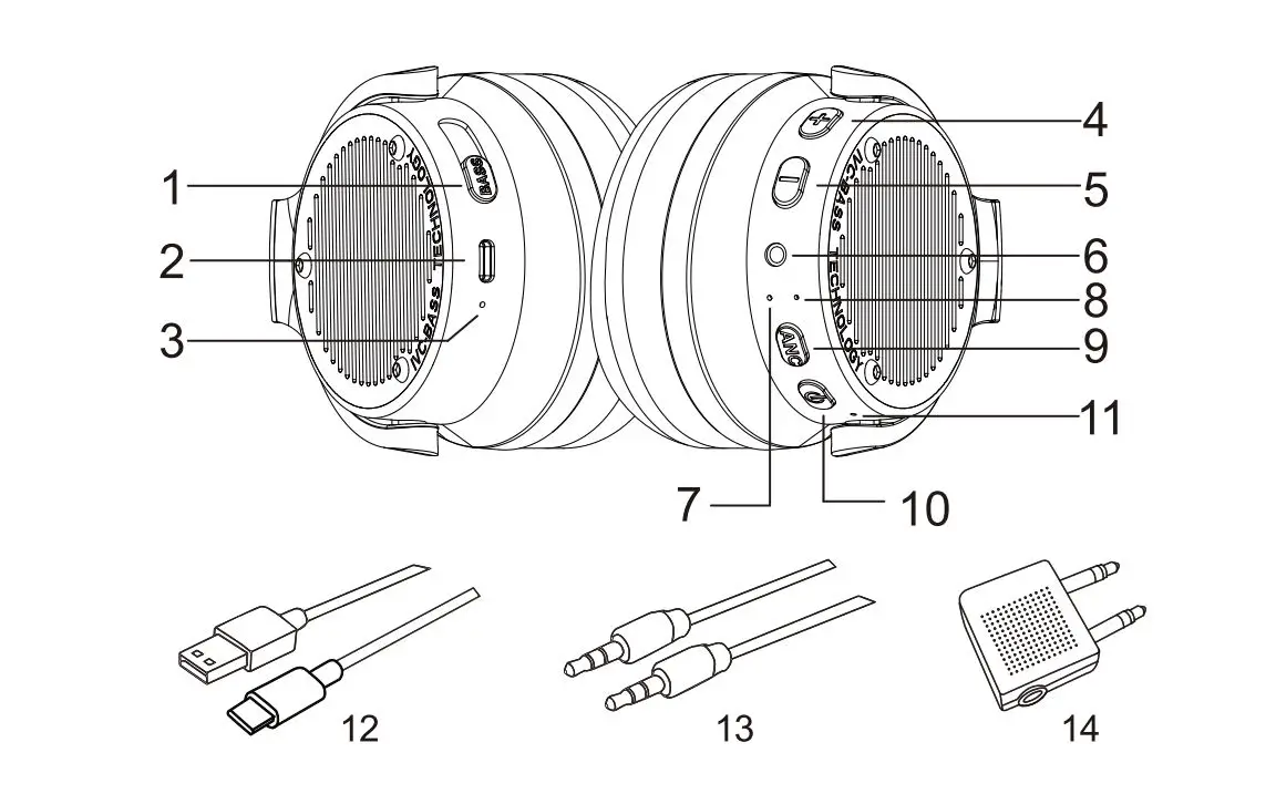 AUSDOM-Bass-One-Wireless-Active-Noise-Cancelling-Headphones-1