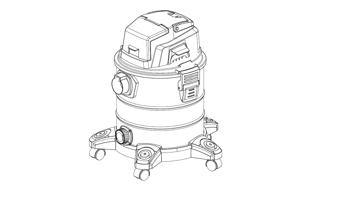 Yard Force Lw Cvc1 20v Cordless Wet And Dry Vacuum Cleaner Instruction Manual