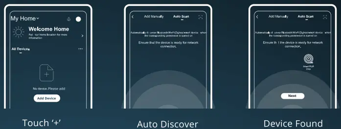 Lideka SMD 5050 RGBIC 5 Meter Dreamcolor LED Strip Light Instruction Manual - Add Device