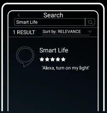 Lideka SMD 5050 RGBIC 5 Meter Dreamcolor LED Strip Light Instruction Manual - Choose ‘Smart Life’ Skill