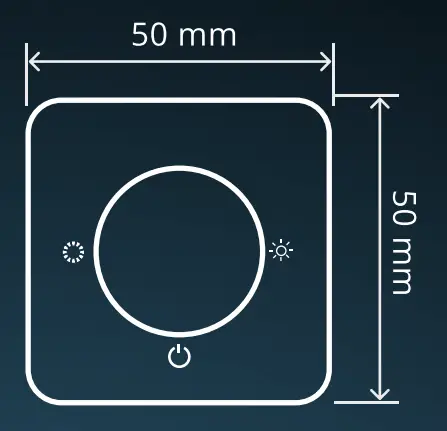 Lideka SMD 5050 RGBIC 5 Meter Dreamcolor LED Strip Light Instruction Manual - Product Dimension