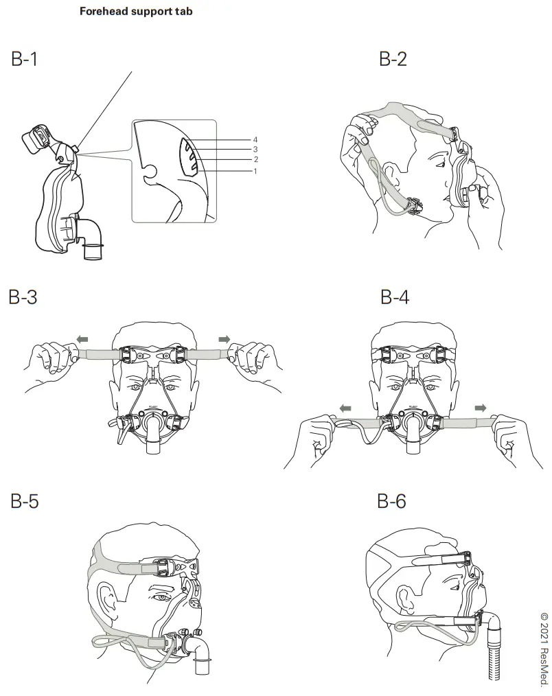 RESMED 60648 Ultra Mirage Non Vented Full Face Mask - Fitting the Mask