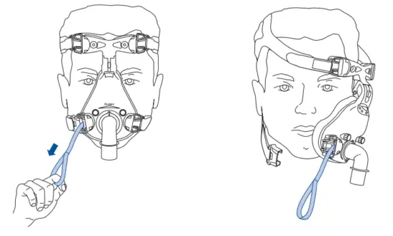 RESMED 60648 Ultra Mirage Non Vented Full Face Mask - Release Cord