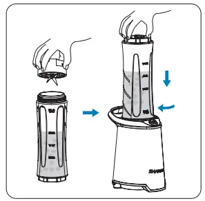 SHARDOR PB615B Mini Blender - 2