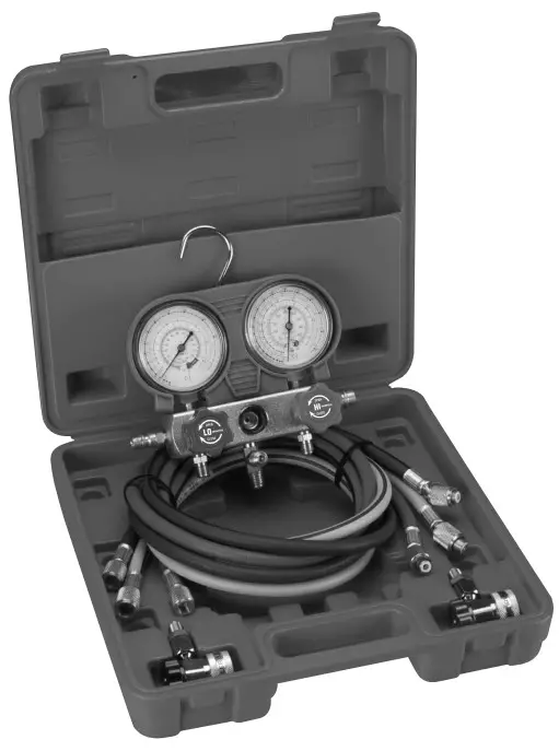 PITTSBURGH R134a AC MANIFOLD GAUGE SET-