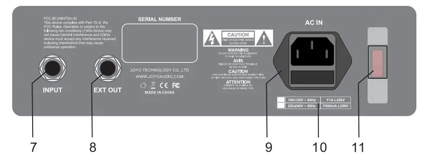 JOYO-DA-30-Electronic-Drum-Amplifier-FIG-3