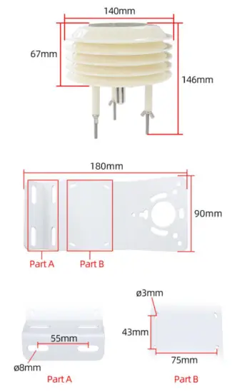 SONBEST SM6331B Louvered Dust PM2 5 Sensor - fig