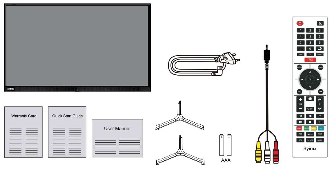 Syinix LED TV 32E4M 32 Inch i Cast Digital Framless TV - Fig 2
