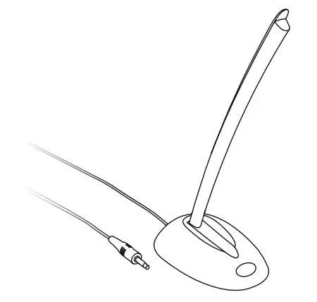 hama 00057198 CS-198 Table Microphone