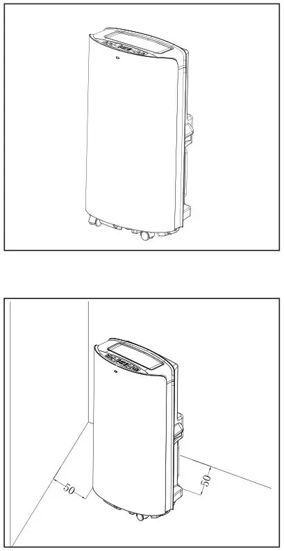 Woods Ac Cortina Silent 12K - Installation