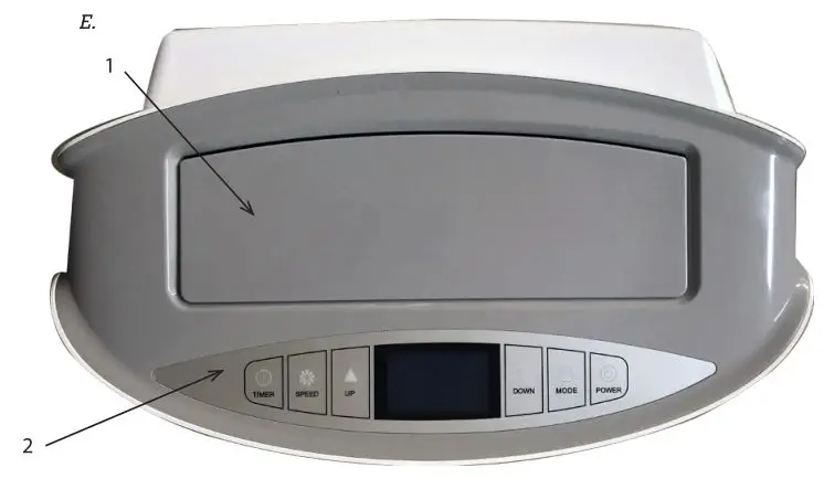 Woods Ac Cortina Silent 12K - Product Description E