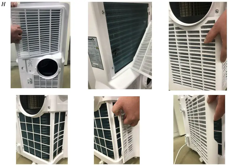 Woods Ac Cortina Silent 12K - Product Description H