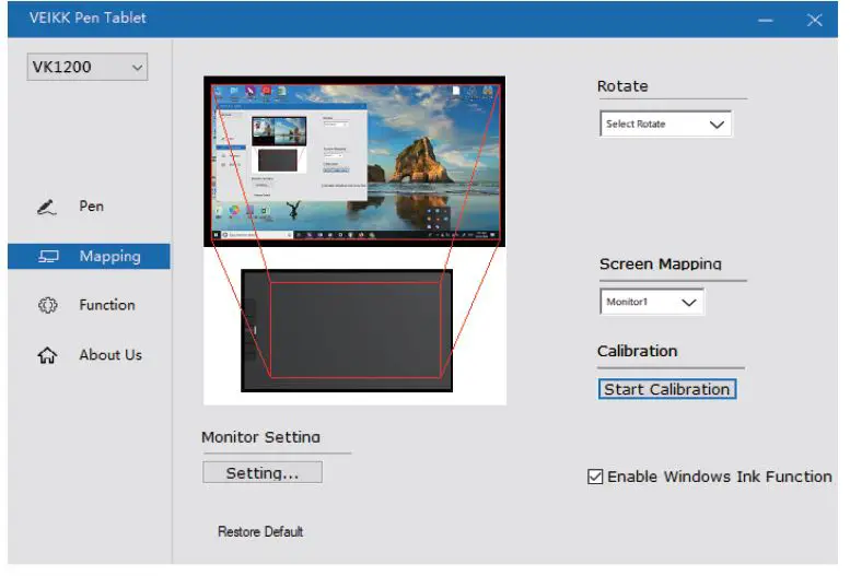 VEIKK VK1200 Pen Display 24