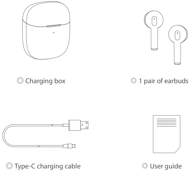 nubia BH4008 C1 TWS Gaming Earphones - box