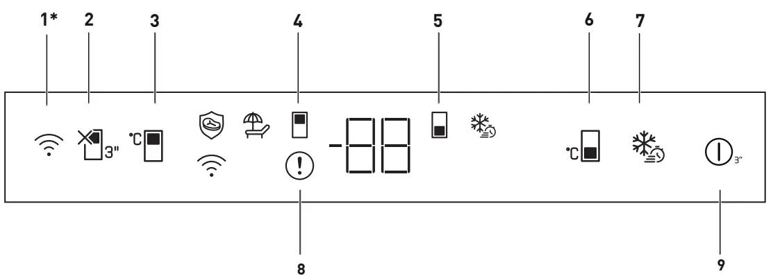 beko BCSE400E40SN Refrigerator with freezer - Operating the product