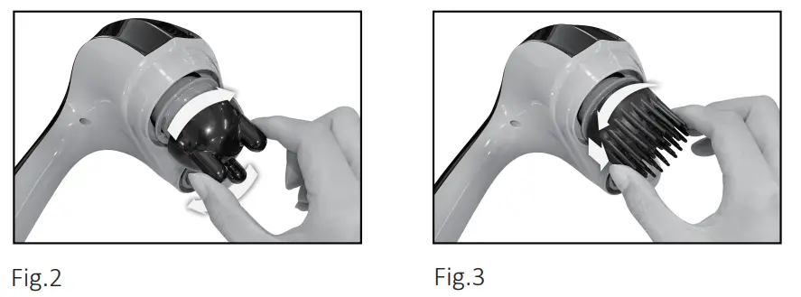 Snailax-SL-498-CORDLESS-HANDHELD-MASSAGER-WITH-HEAT-2
