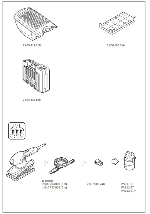 BOSCH PSS 200 A 200W Orbital Sander - figure 3