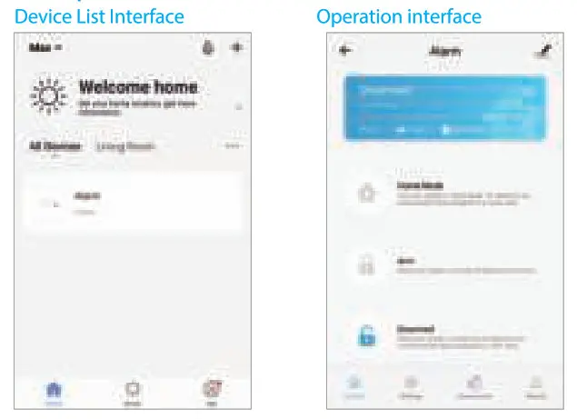 NIVIAN WiFi+GSM Security Alarm System - App Operation Interface 1