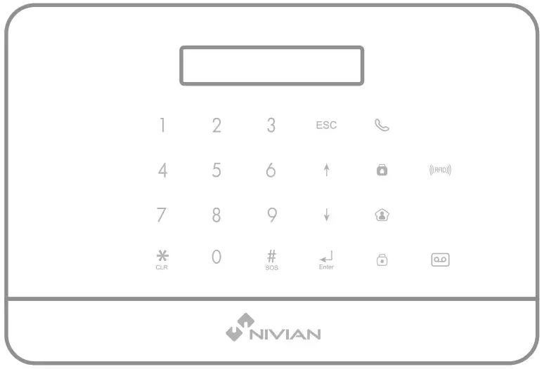 NIVIAN WiFi+GSM Security Alarm System - Cover