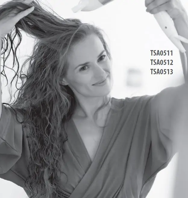 Teesa Tsa0511/tsa0512/tsa0513 Hair Dryer Owner's Manual Teesa Tsa0511/tsa0512/tsa0513 Hair Dryer Owner's Manual