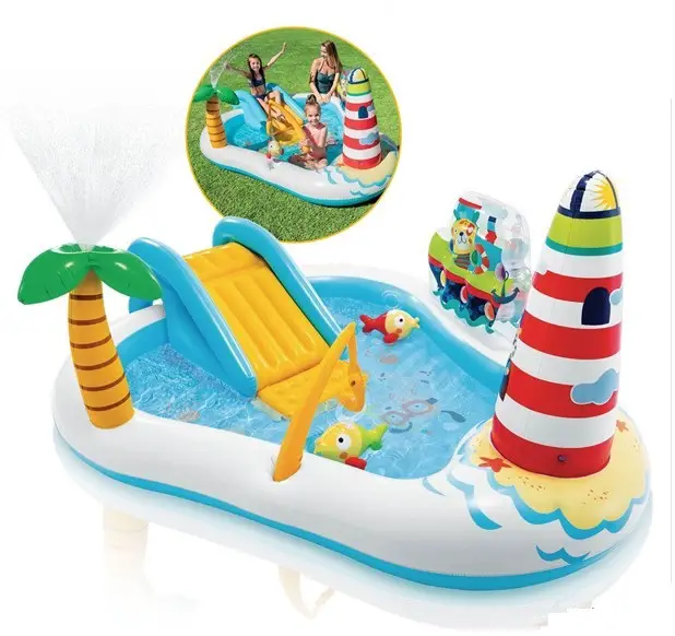 INTEX 4.875 Inflatable and Play Center Pool