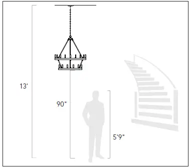 GOLDEN LIGHTING 4308-OWM Outdoor Wall Light fig 3