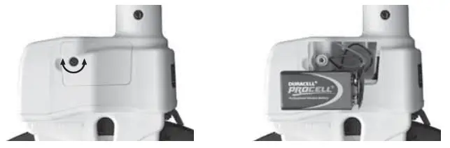 Laserliner RollPilot D12 Electronic Measuring Wheel - battery