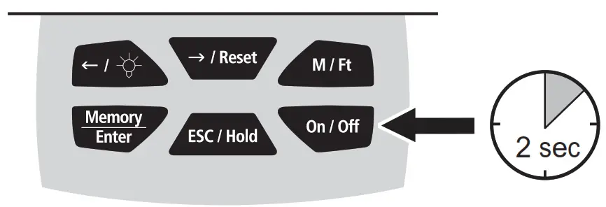 Laserliner RollPilot D12 Electronic Measuring Wheel - off on