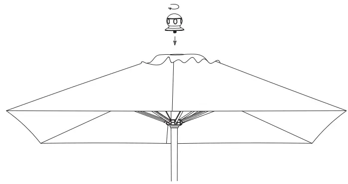 seasons SENTRY UMB-822120 10 Inch Square Market Umbrella-fig4