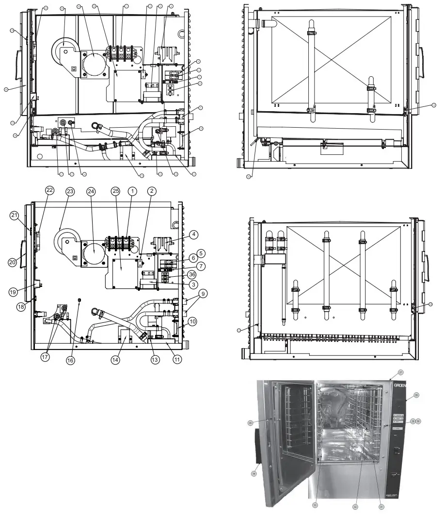 groen SSB Series Domestic Smartsteam 100 Boilerless Steamer - Figure 9