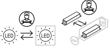 Eterna BATL5FTEM3 4ft 5ft and 6ft Li-Ion Emergency LED Battens - icon1