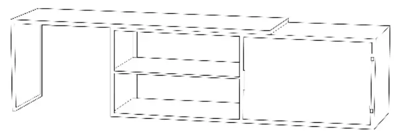 Woood 373503-B Jone TV Furniture - Cover