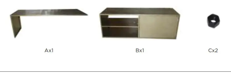 Woood 373503-B Jone TV Furniture - Product Overview 1