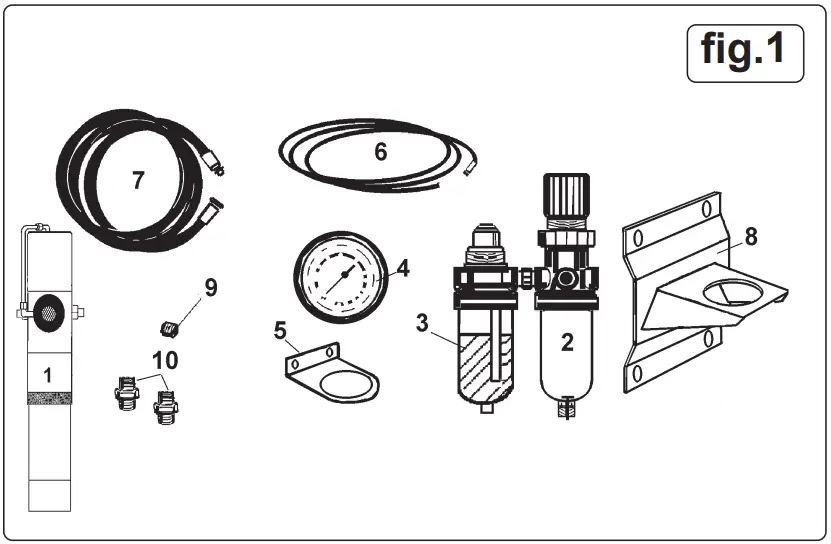 SEALEY AK450DP Pump Away Station Air Powered - Fig 2