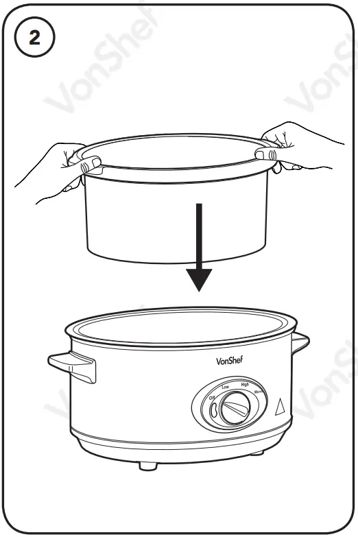 2013340 6.5L Slow Cooker Operation