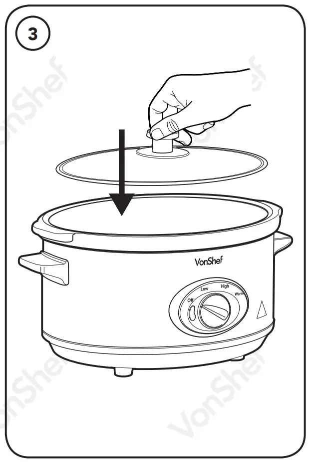 2013340 6.5L Slow Cooker Operation