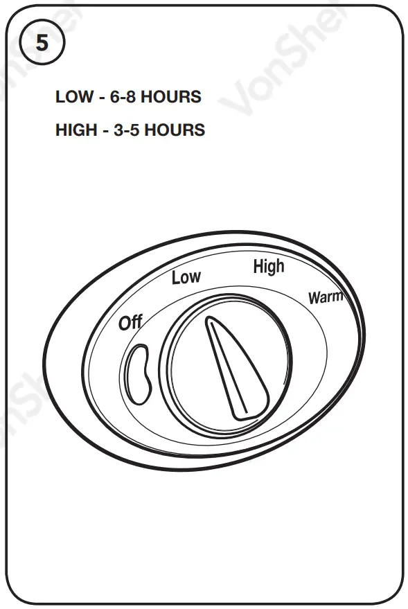 2013340 6.5L Slow Cooker Operation