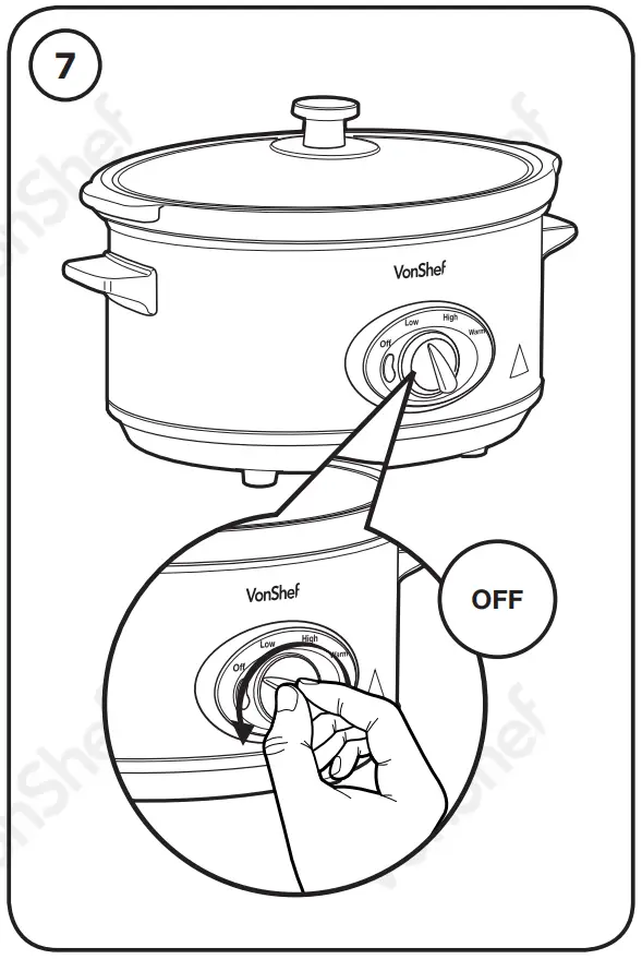 2013340 6.5L Slow Cooker Operation