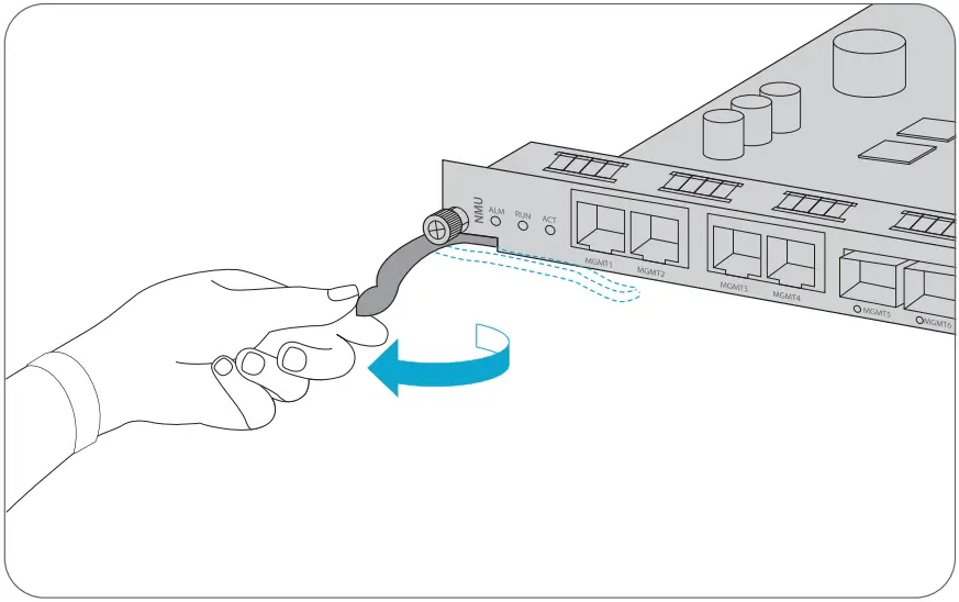 FS COM M6200 Network Management Unit - Fig 19