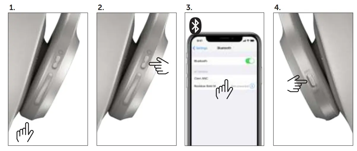 FRESH N REBEL 3HP400DP Clam ANC Wireless Over Ear Headphones - LET’S GET STARTED