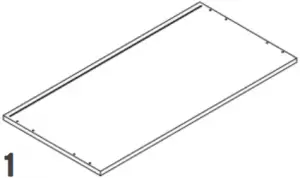 OVELA Pizzola 3 Drawer Cabinet-COMPONENTS-1