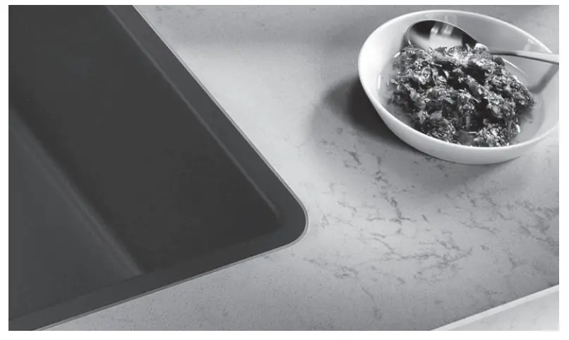 BLANCO SUBLINE-F SILGRANIT Subline Flush Mount Sink Washbasin-