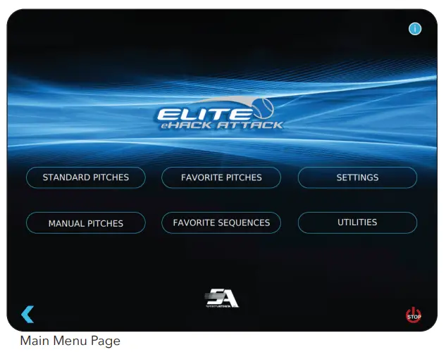 ELITE eHACK ATTACK 117 1100 Electronic Softball Pitching Machine - Turning Power On 5
