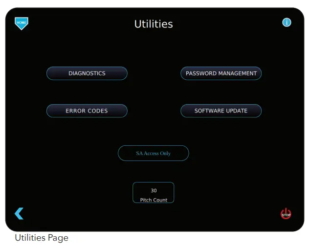 ELITE eHACK ATTACK 117 1100 Electronic Softball Pitching Machine - Utilities