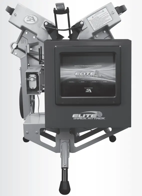 ELITE eHACK ATTACK 117 1100 Electronic Softball Pitching Machine