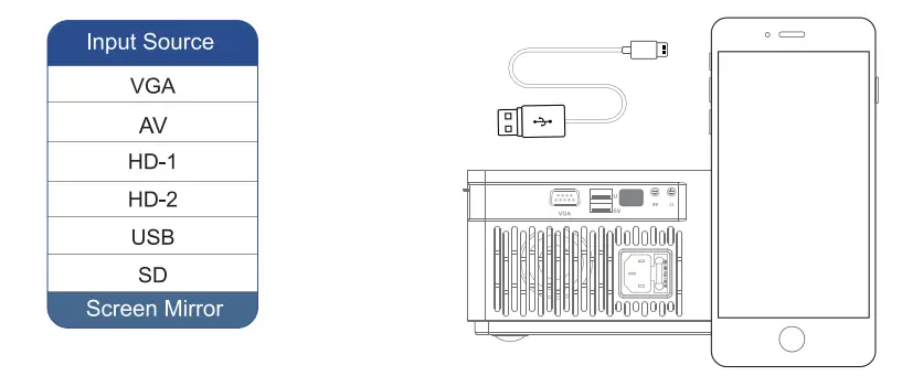 UUO Home Theater Support 4K Video Projector-16