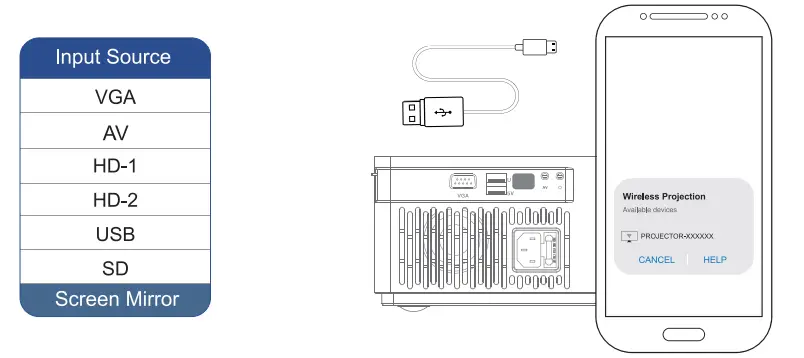 UUO Home Theater Support 4K Video Projector-18