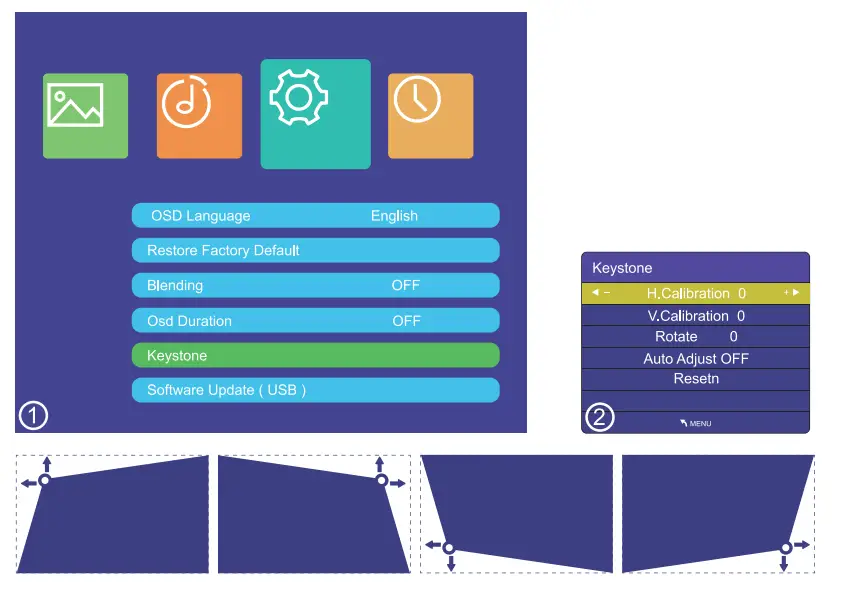 UUO Home Theater Support 4K Video Projector-27