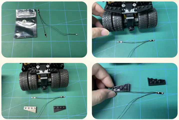 GAME OF BRICKS 76239 Light Kit for Batmobile Tumbler Scarecrow Showdown - 11